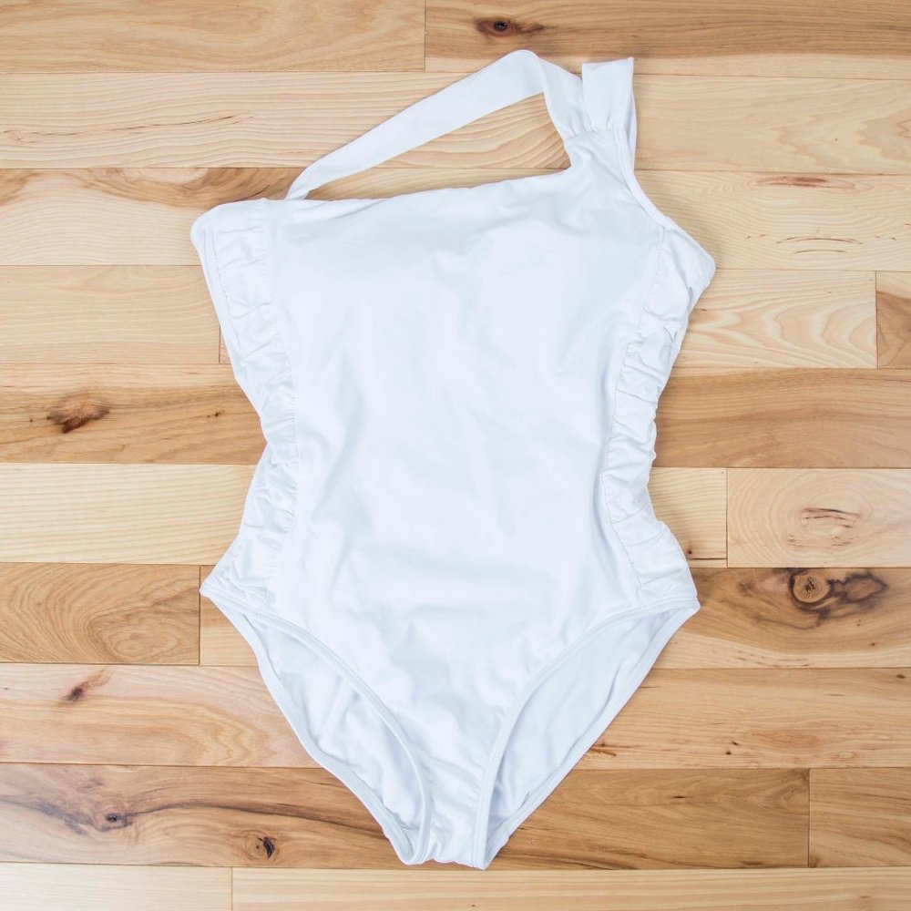 La Blanca White One Piece Swimsuit